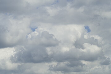 Graue Quellwolken, Grauer Himmel, Deutschland