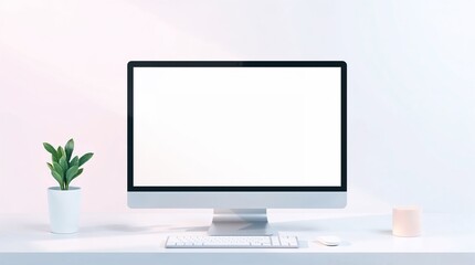 Fototapeta premium Desktop Screen Mockup