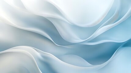 Fototapeta premium Abstract Blue and White Wave Pattern Design