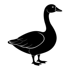 Goose Silhouette vector illustration