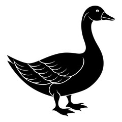 Goose Silhouette vector illustration