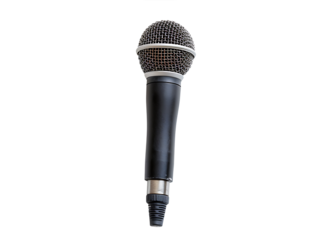 microphone isolated on transparent background or white background, png microphone cutout