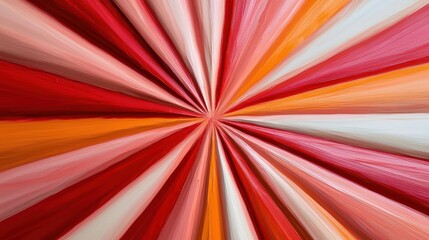 Vibrant Red and Orange Abstract Art Pattern