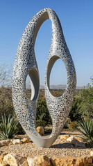 Fototapeta premium Abstract Sequence Isolator Memorial in Outdoor Setting