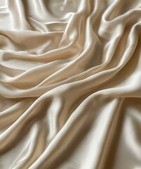 Fototapeta premium milky silk fabric background