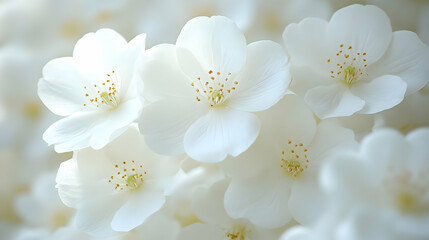 White Flowers Bloom: Spring Floral Beauty