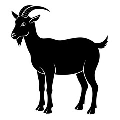 Goat Silhouette vector illustration