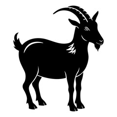 Goat Silhouette vector illustration