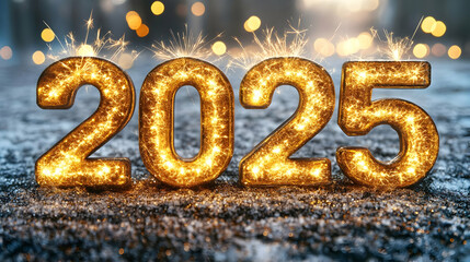2025 Sparkler Celebration: New Year, Lights, Festive