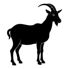 Goat Silhouette vector illustration