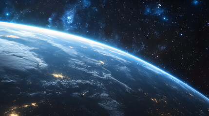 A beautiful space background filled with stars.