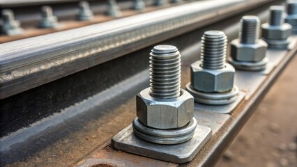 A macro lens view of the bolt and nut combinations used to secure the segments together. The texture of the hardened steel contrasts against the smooth finish of the connector