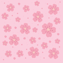 cherry blossom pink emoji vector flower sakura