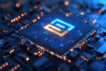 Fototapeta premium AI Hardware Assembly and Technology Overview