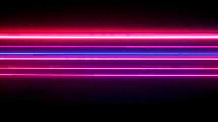 
Laser lines of light. Horizontal neon light. background