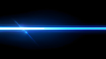 Obraz premium Laser lines of light. Horizontal neon light. background