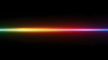 
Laser lines of light. Horizontal neon light. background
