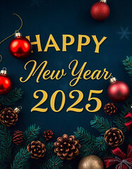 Happy New Year 2025 Greeting