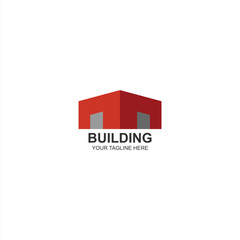 building logo icon initial m for compnay or building identity with creative illustration