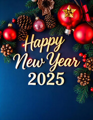 Happy New Year 2025 Greeting