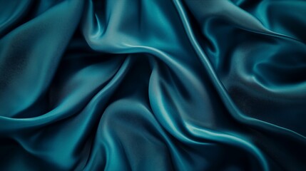 Fototapeta premium A close-up of soft silk fabric folds showcasing rich textures and luxurious material with a contemporary artistic feel.