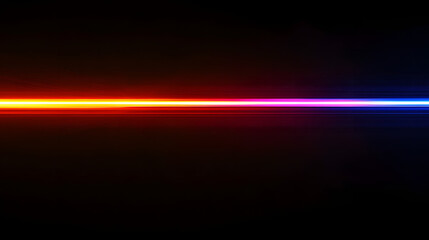 
Laser lines of light. Horizontal neon light. background