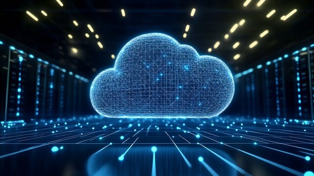 Digital Cloud Technology with Futuristic Data Visualization in Secure Server Environment : Generative AI