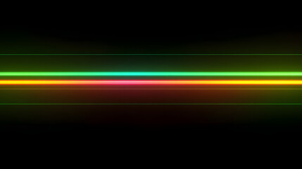 Fototapeta premium Laser lines of light. Horizontal neon light. background