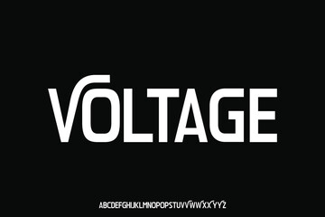 Display alphabet font vector design suitable for headline, poster, logo, magazine and many more