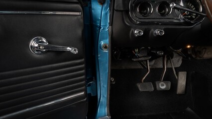 Gas pedal in a car