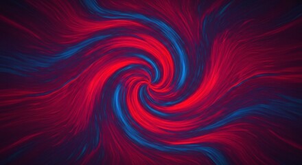 Cosmic Swirl: A mesmerizing abstract design featuring a vibrant red and blue vortex, captivating the eye with its swirling energy and dynamic movement.