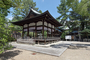 Fototapeta premium 上御霊神社 拝所 京都市上京区