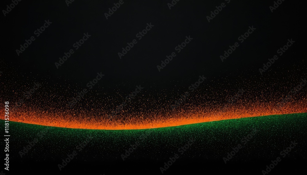 Aufkleber 3d abstract background with flowing waves of particles 8