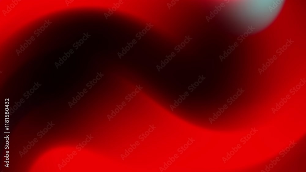 Wall mural an abstract blend of red and turquoise hues creating a smooth, flowing visual effect.