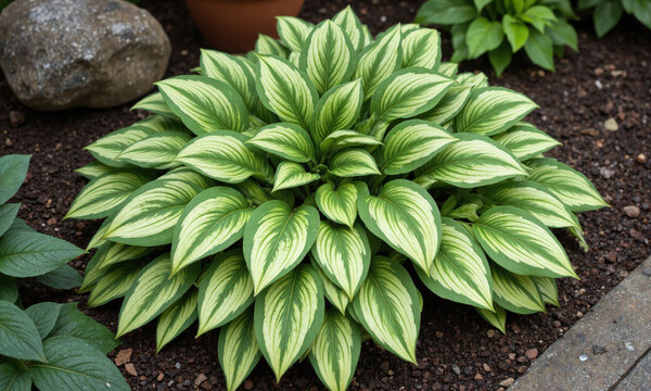 Hosta (Hosta spp.) A popular perennial that grows well in shady spots, hostas are known for their attractive foliage, which