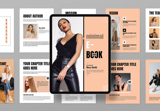 Minimal Clean Ebook Template Layout