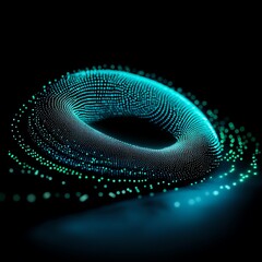 Dynamic digital abstract design in vibrant colors.