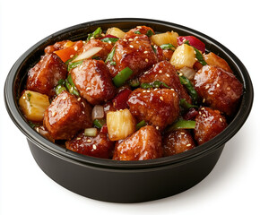 Sweet and Sour Pork with Pineapple and Bell Pepper