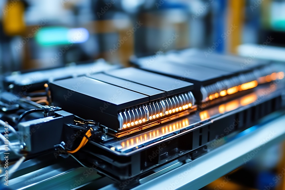 Poster advanced lithium battery cell production with state of the art manufacturing technology : generative