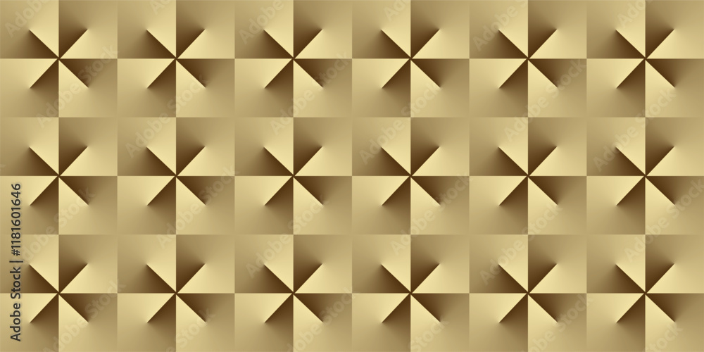Poster repetition of lines, planes and geometric shapes in the form of squares, squares with gradations of 