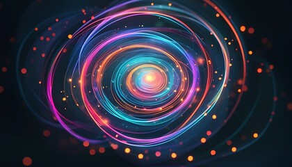 Obraz premium abstract background with circles