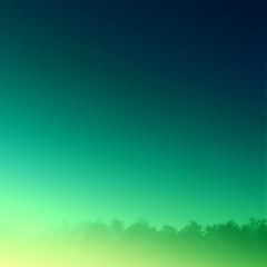 Gradient of green tones with a minimalist aesthetic