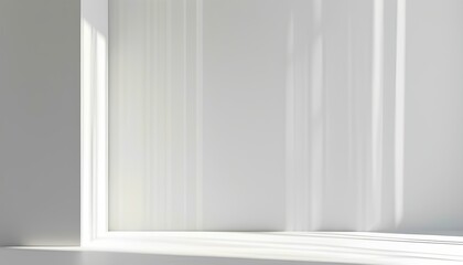 Fototapeta premium white room with window