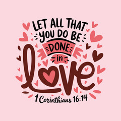 vector design with love  and message 