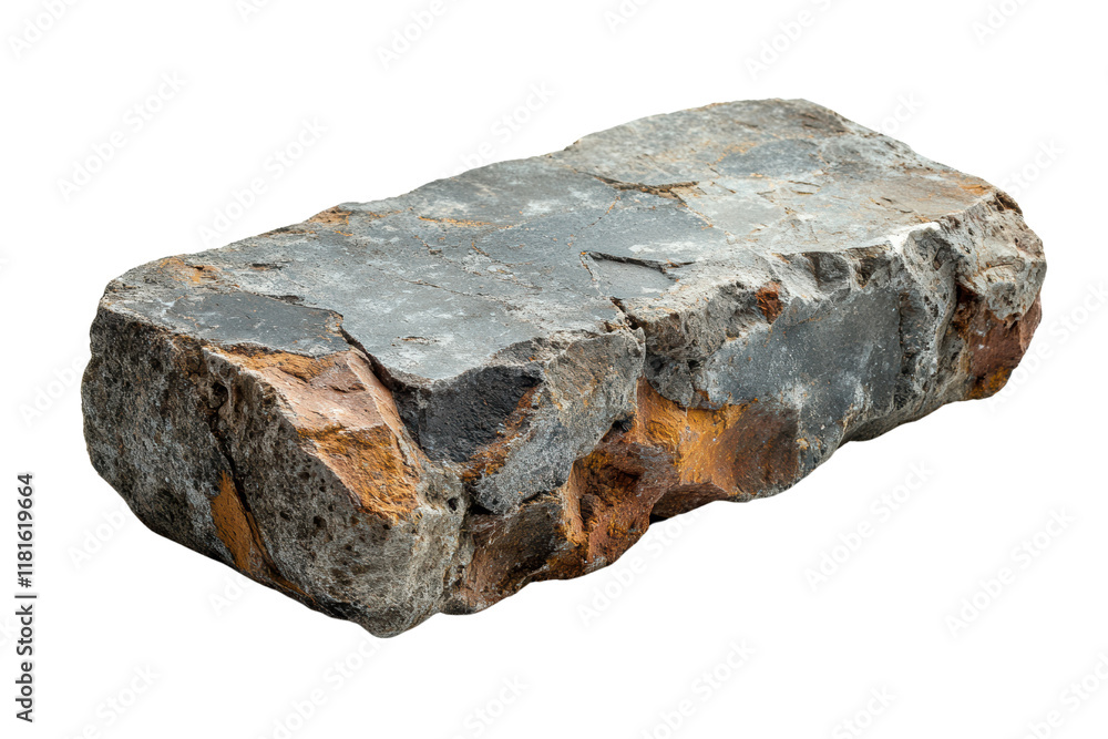 Poster a unique rock formation showcasing natural textures and colors, ideal for geology enthusiasts or as 