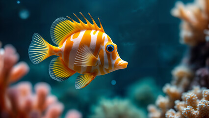 Fototapeta premium Vibrant Coral Reef Ecosystem