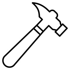 hammer single icon