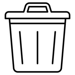 trash single icon