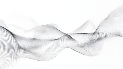 
Sound wave pattern (easily editable file) On a white background.