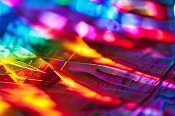 prismatic strokes strokes that refract light creating a rainbow